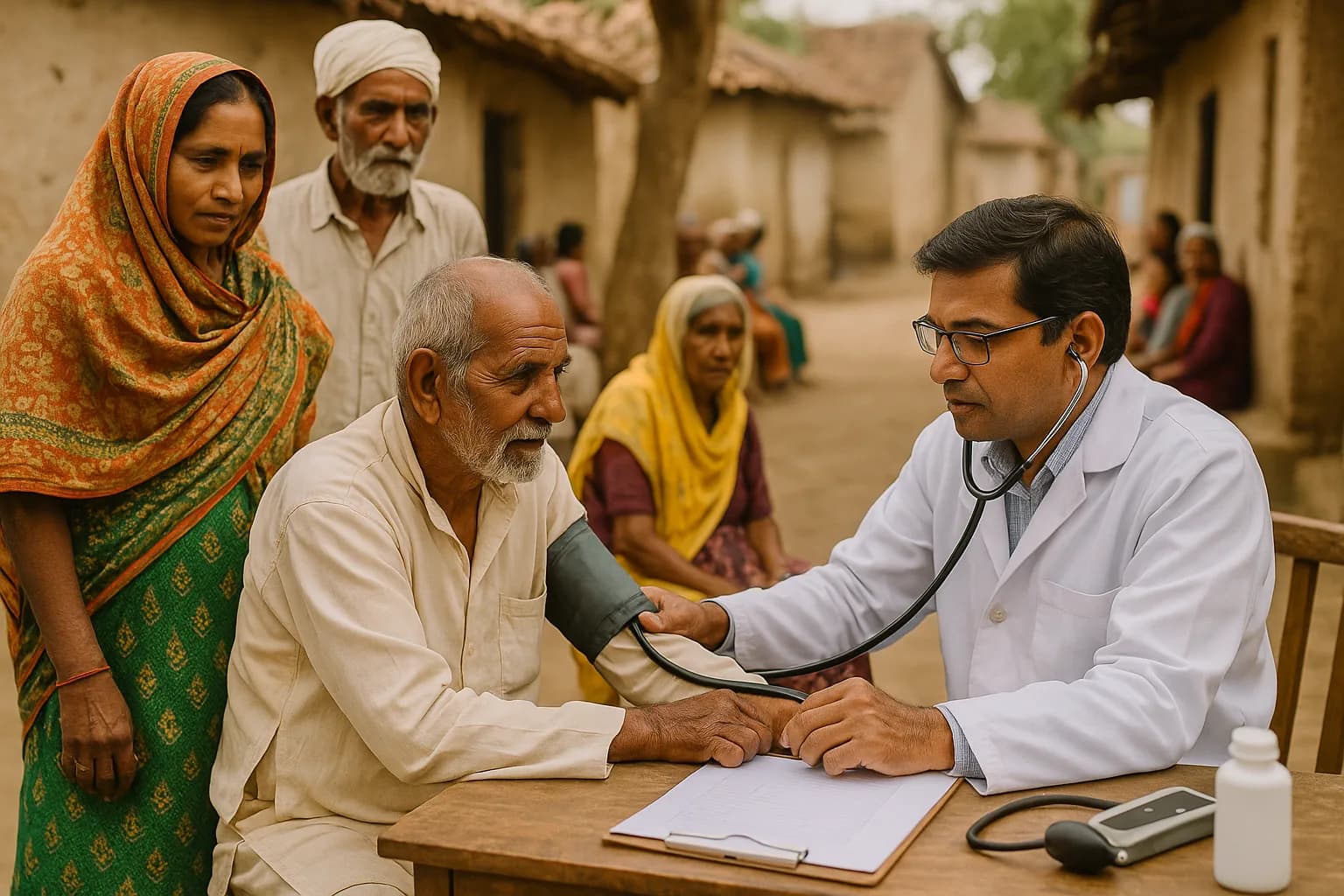 Elderly healthcare and care services in the community